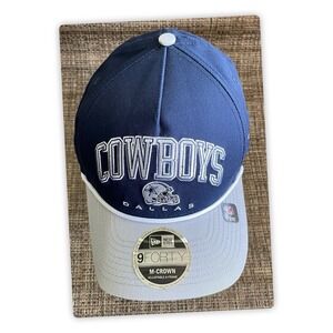 New Era Dallas Cowboys Navy Hat Cotton One Size‎ Fits Most